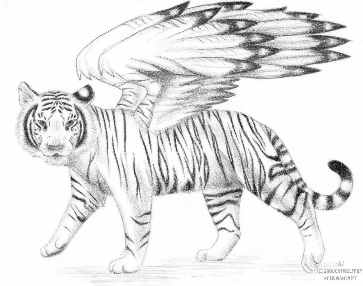 Tiger with wings #5
