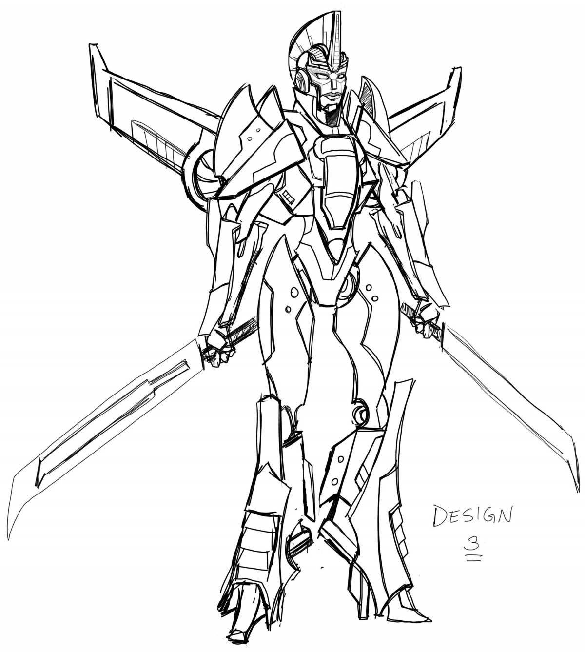 Fascinating transformers prime archie coloring book