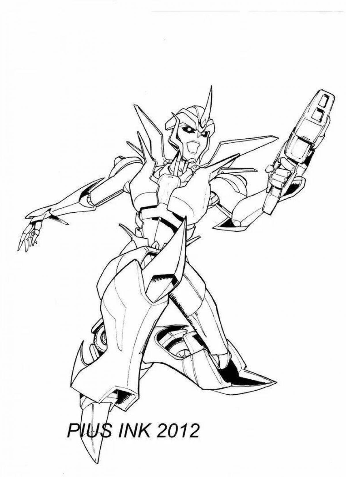 Coloring innovative transformers prime archie
