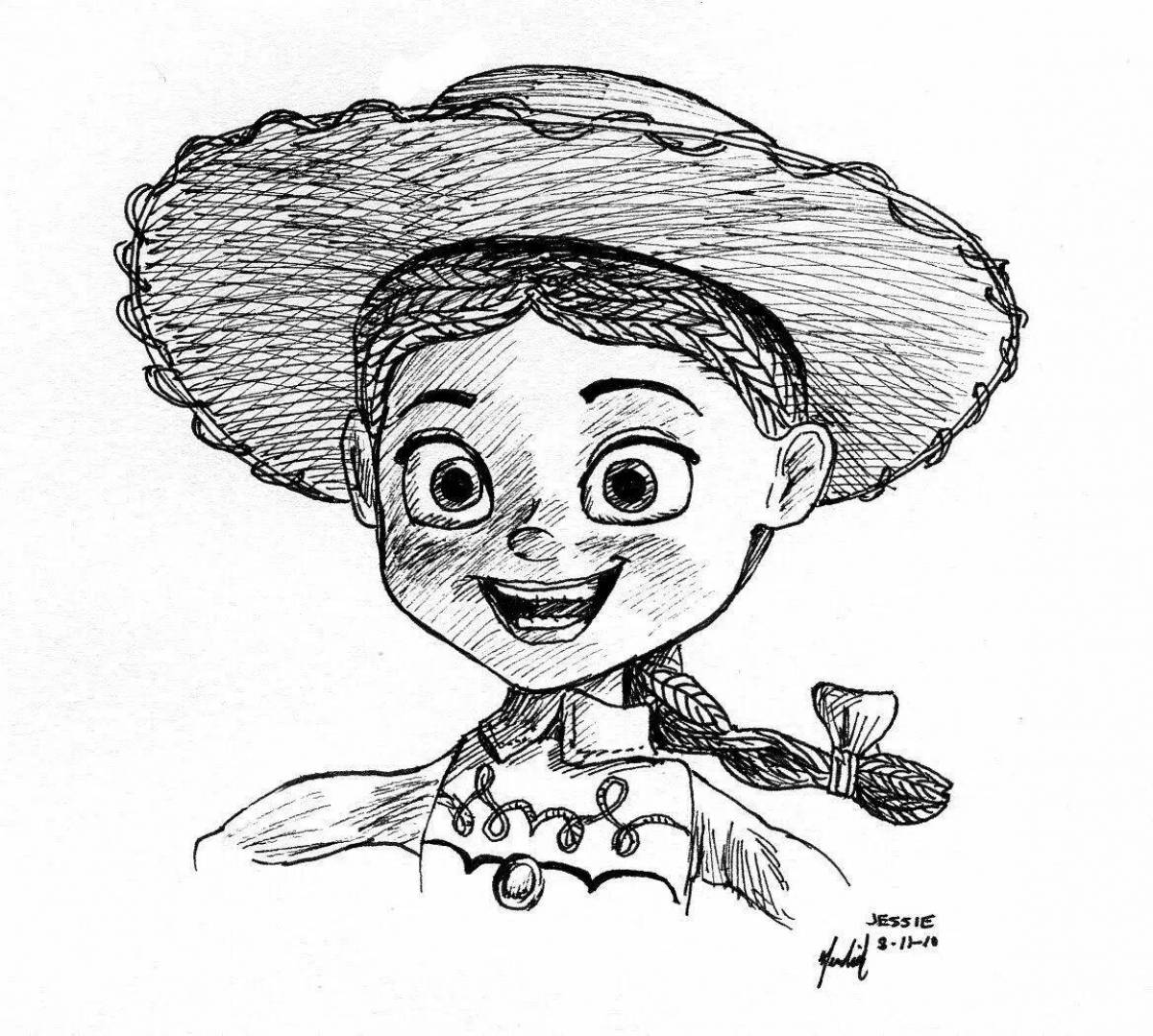 Jesse's Toy Story Coloring Page