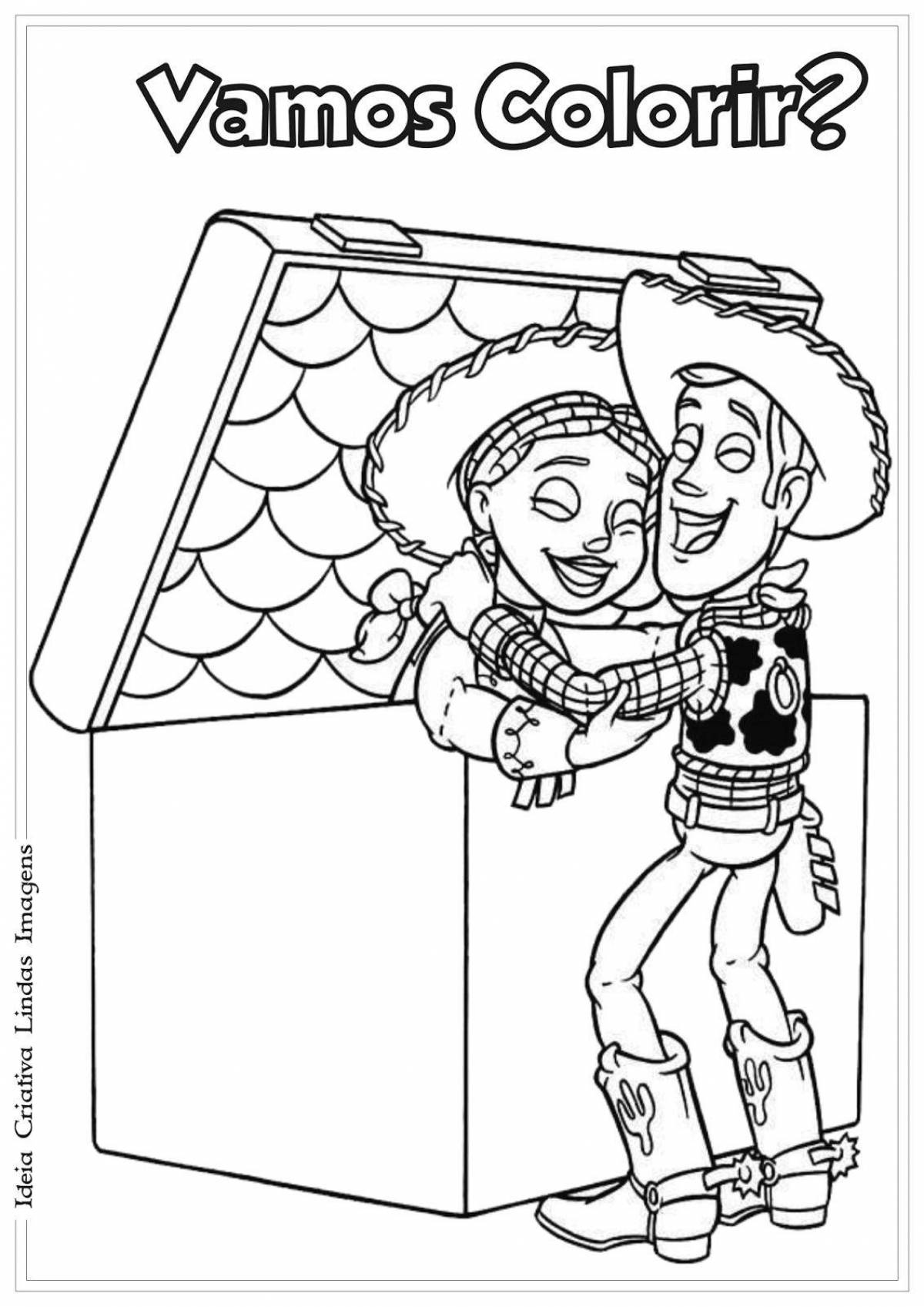Jessie's toy story coloring book