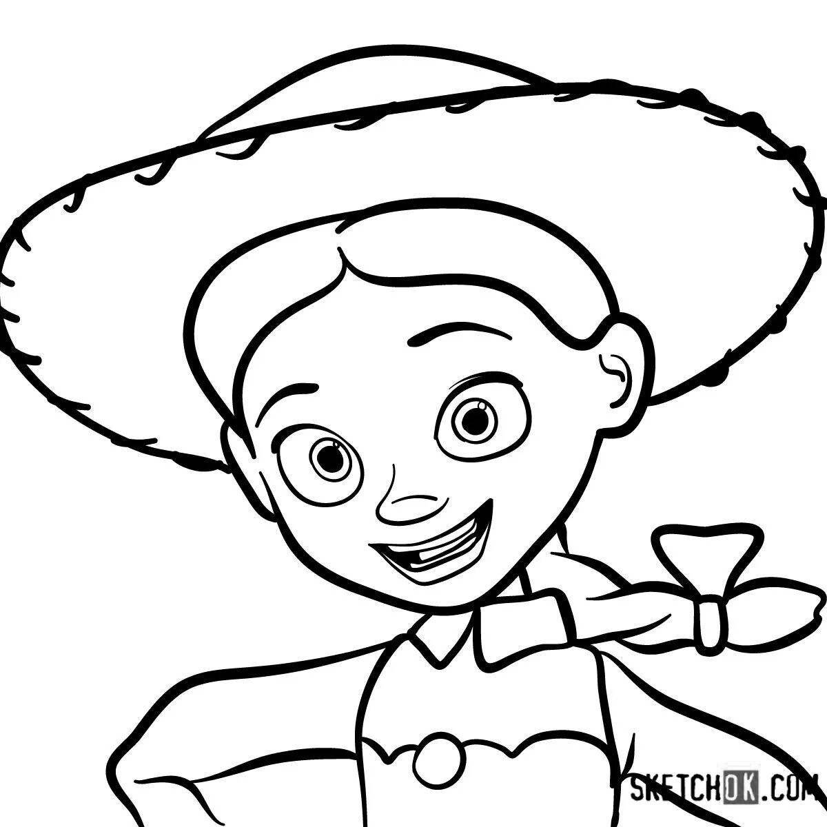 Jesse's fairy tale toy story coloring book