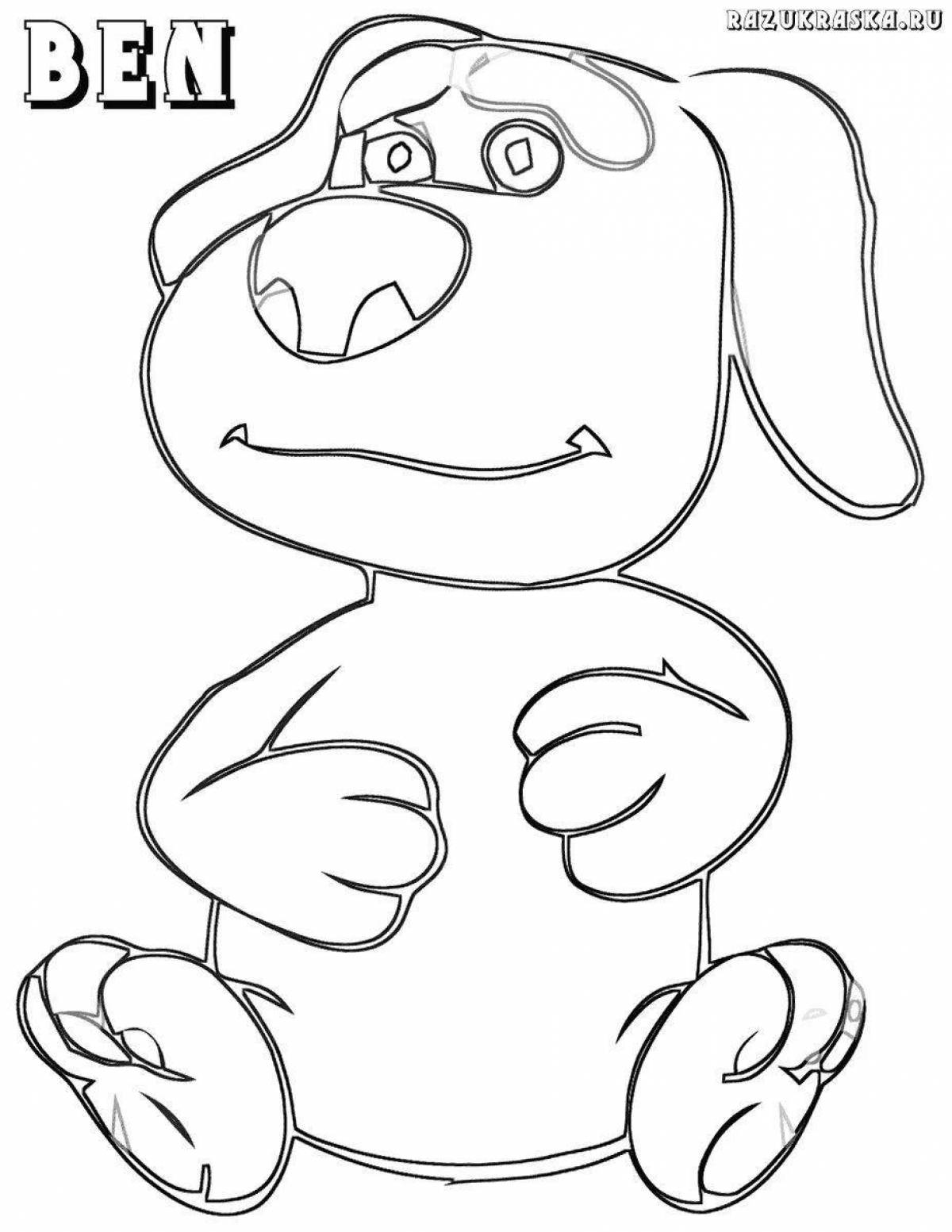 Photo Tom and ben incredible coloring pages