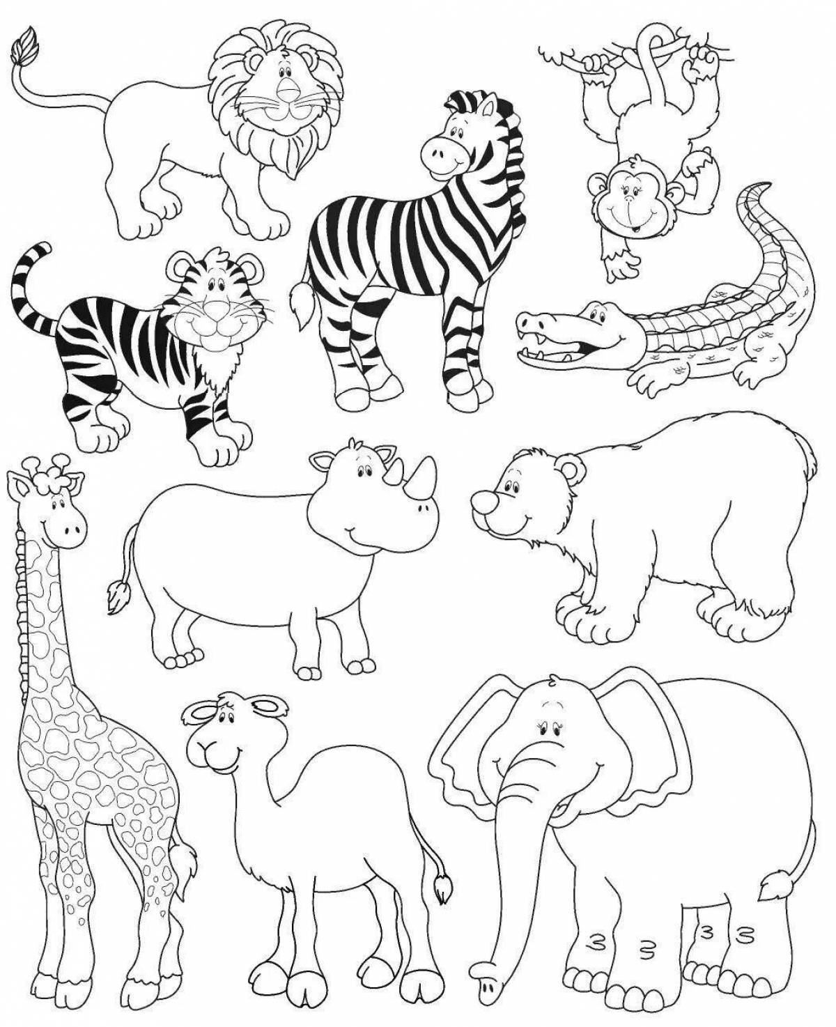Amazing coloring pages animals grade 1