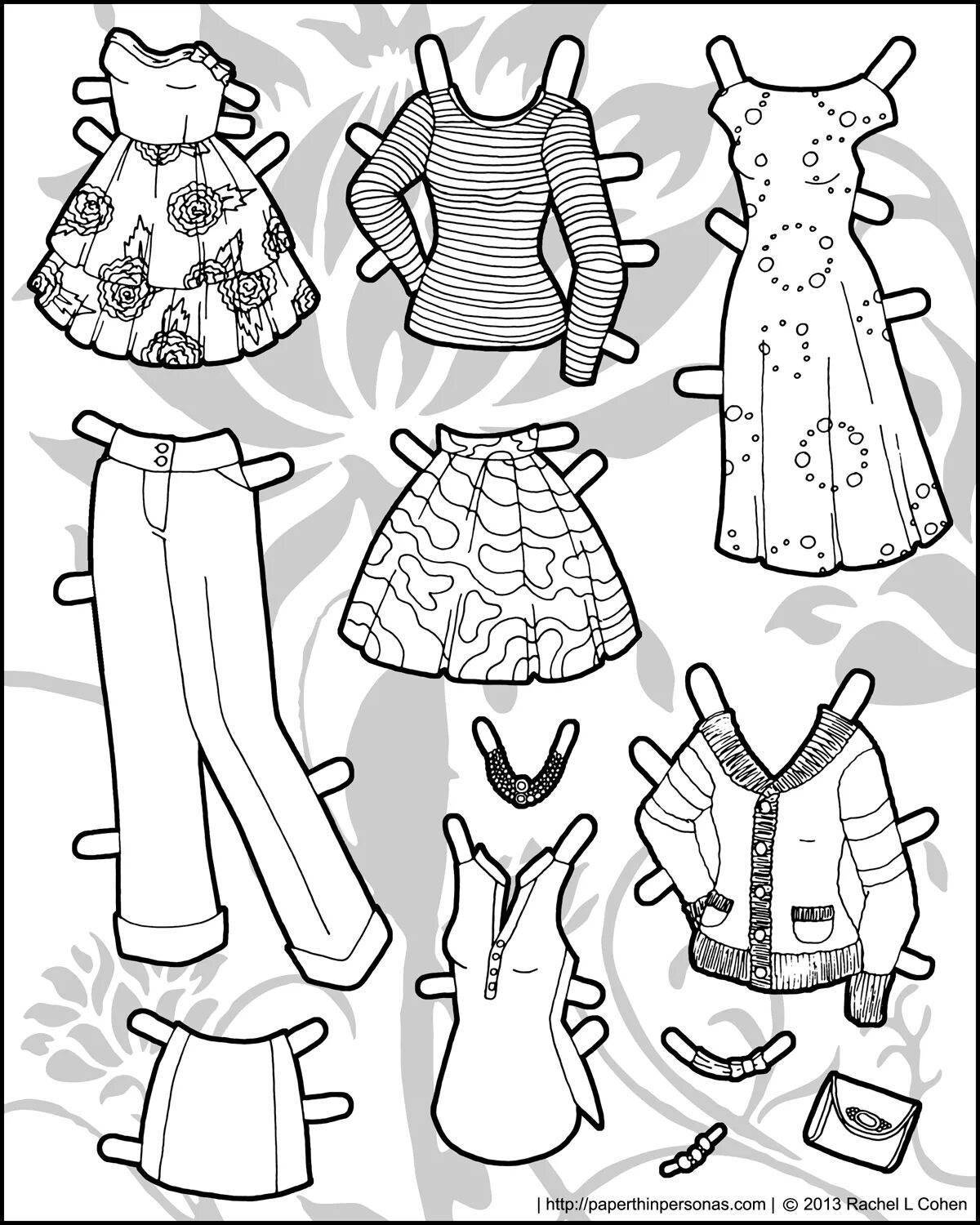 Dazzling coloring pages for girls