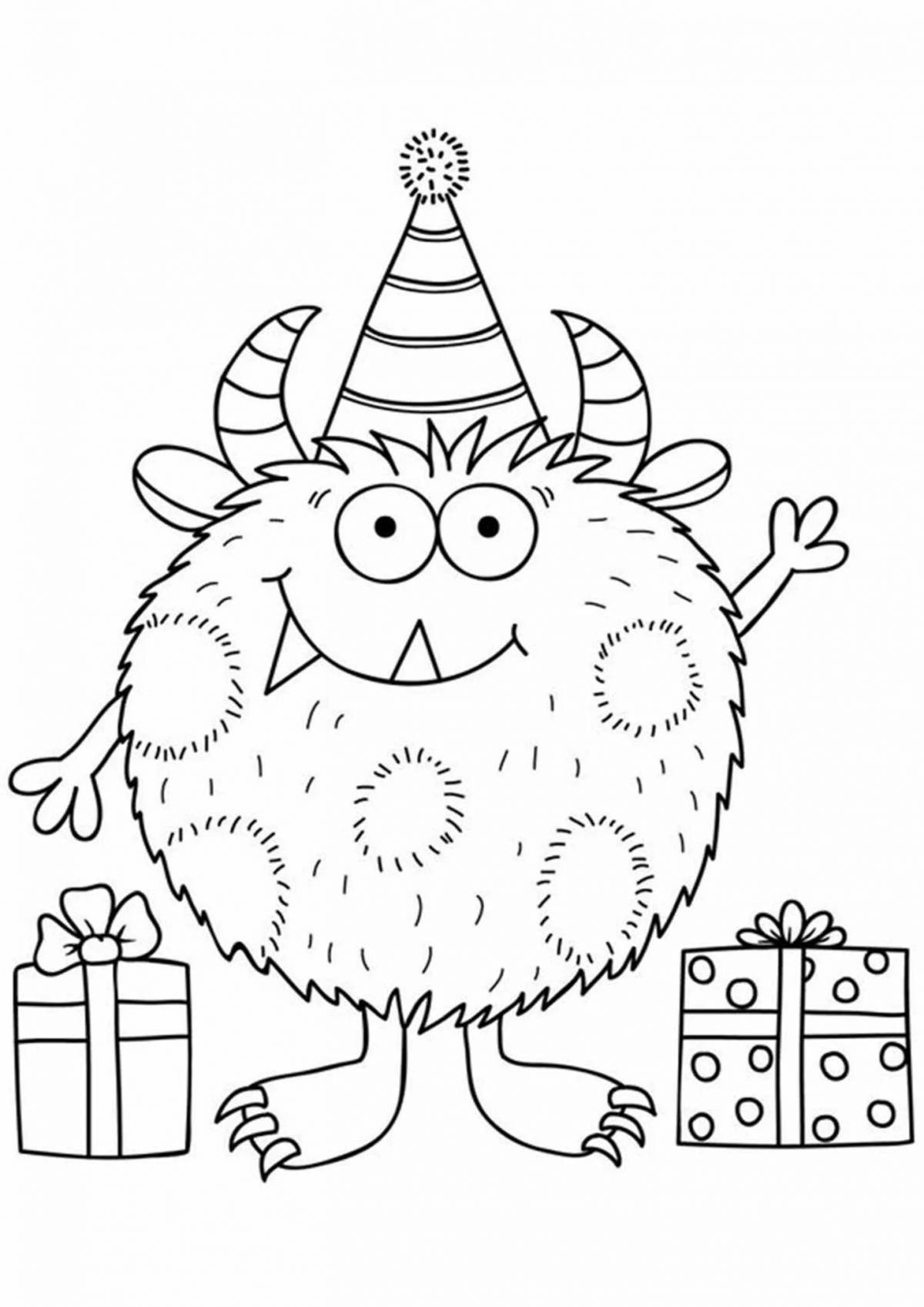 Adorable coloring book for girls funny
