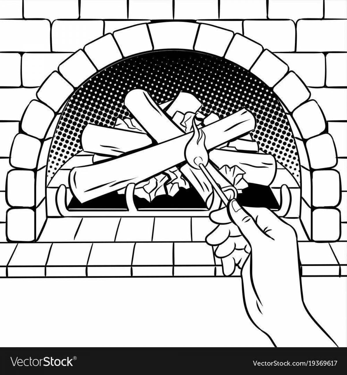 Fun coloring oven for kids