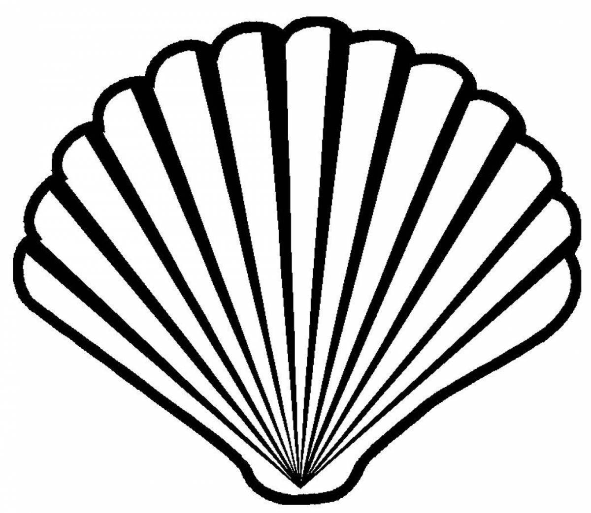 Ослепительная веерная раскраска для детей