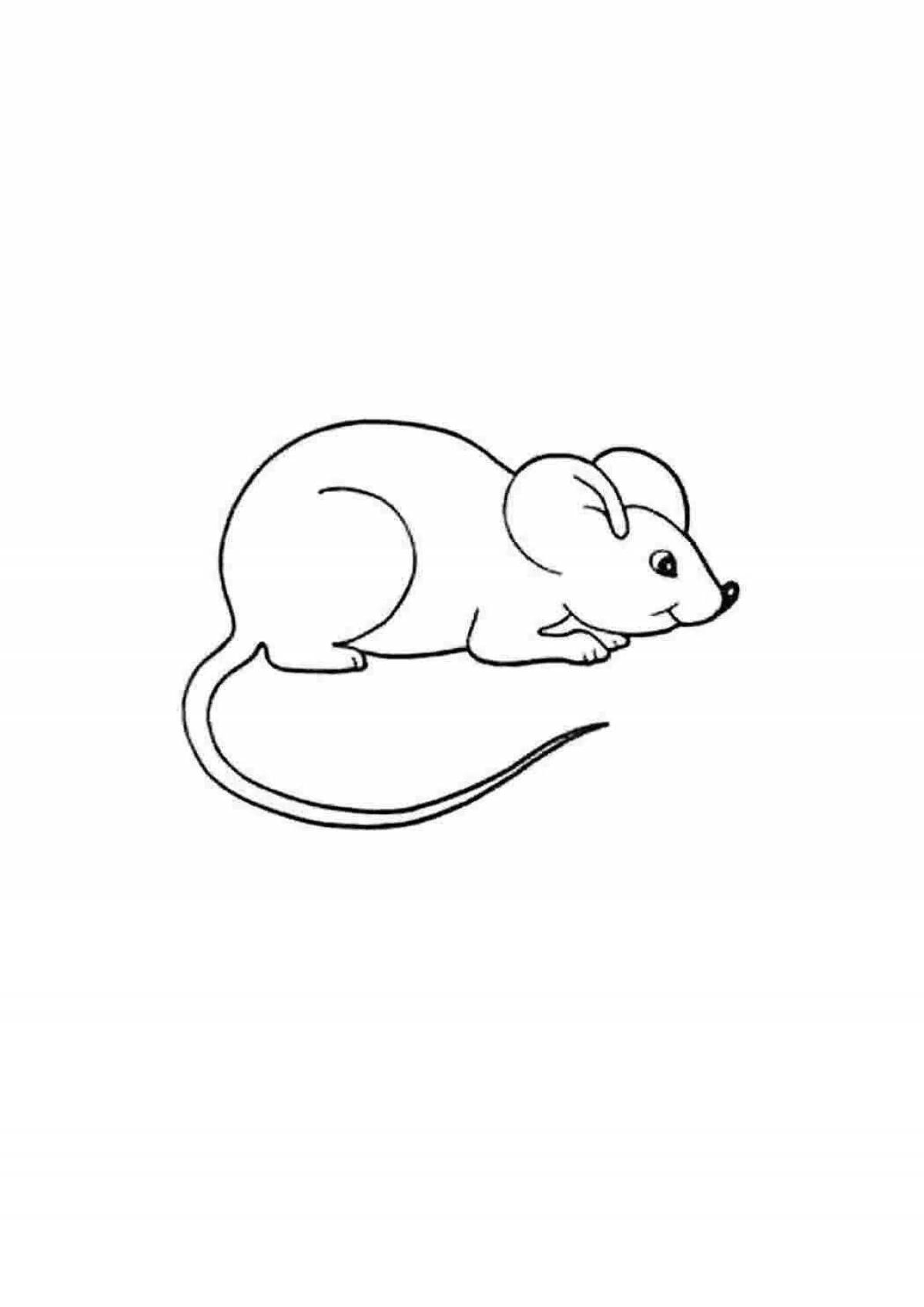 Как нарисовать мышку, выглядывающую из норки — пошаговый урок для начинающих художников