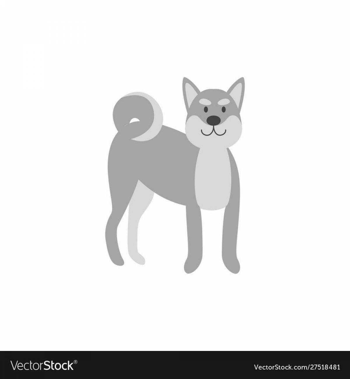 Coloring Pages Shiba inu lalafanfan (27 pcs) - download or print for ...