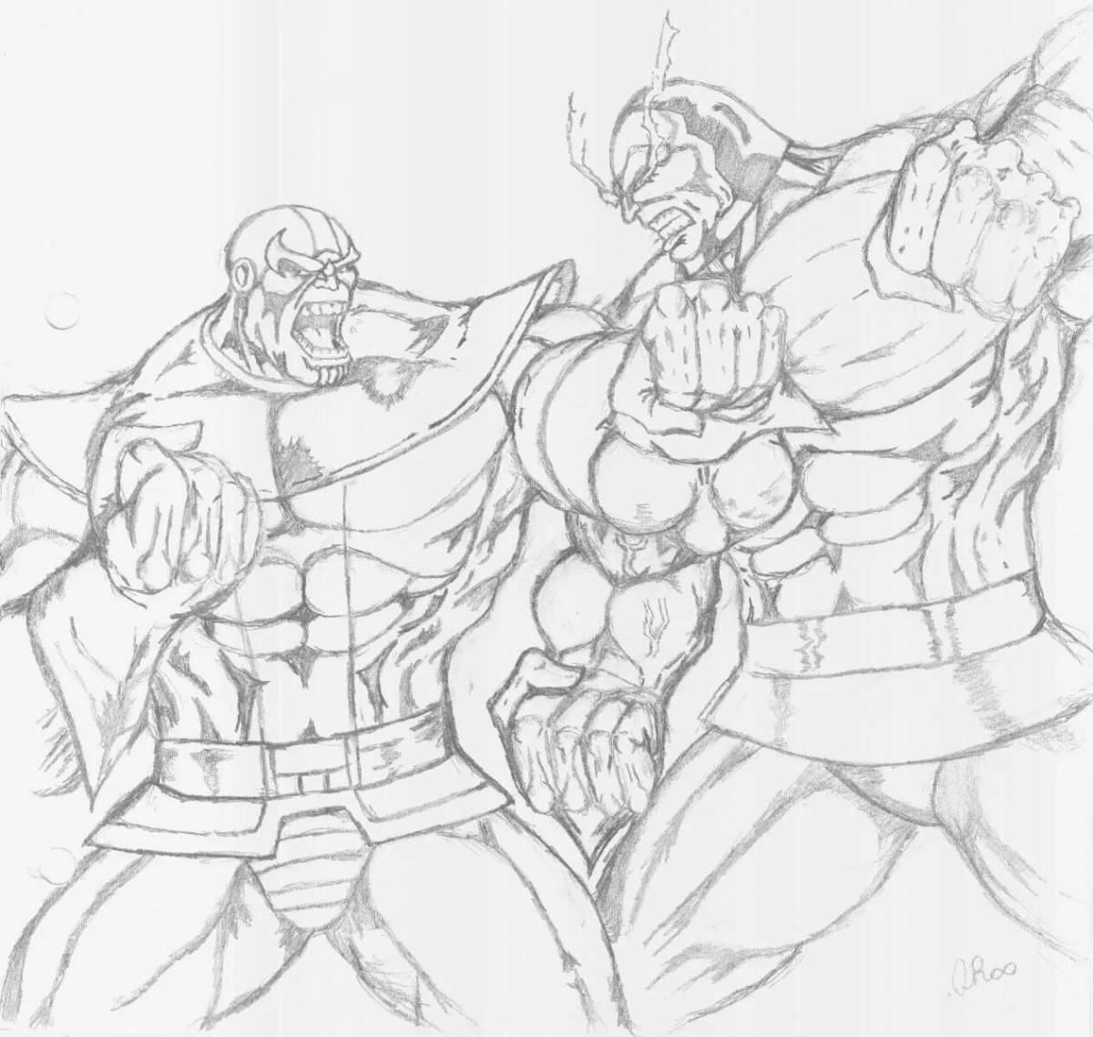 Thanos and Hulk #3