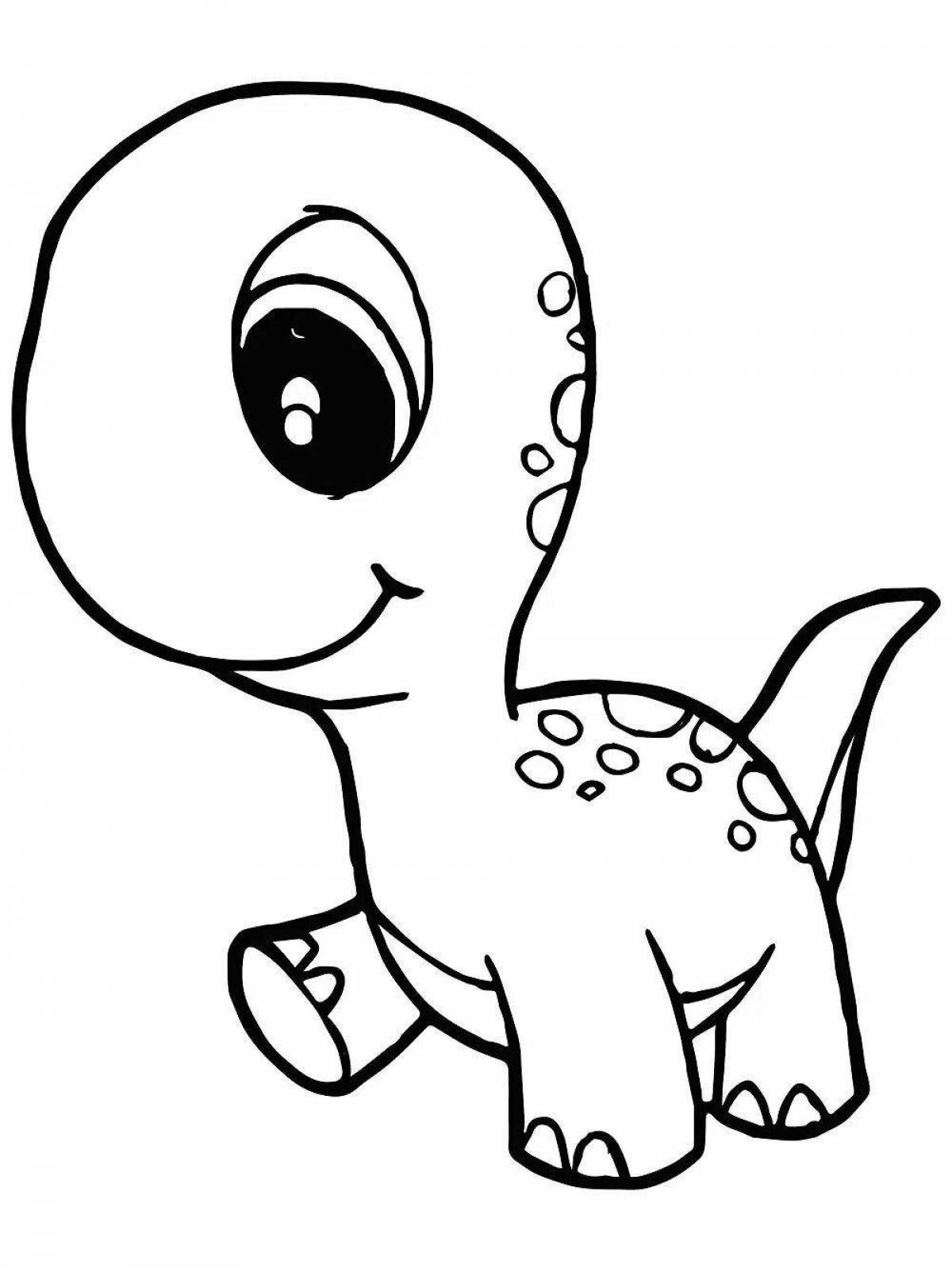 Great dinosaur coloring book for kids