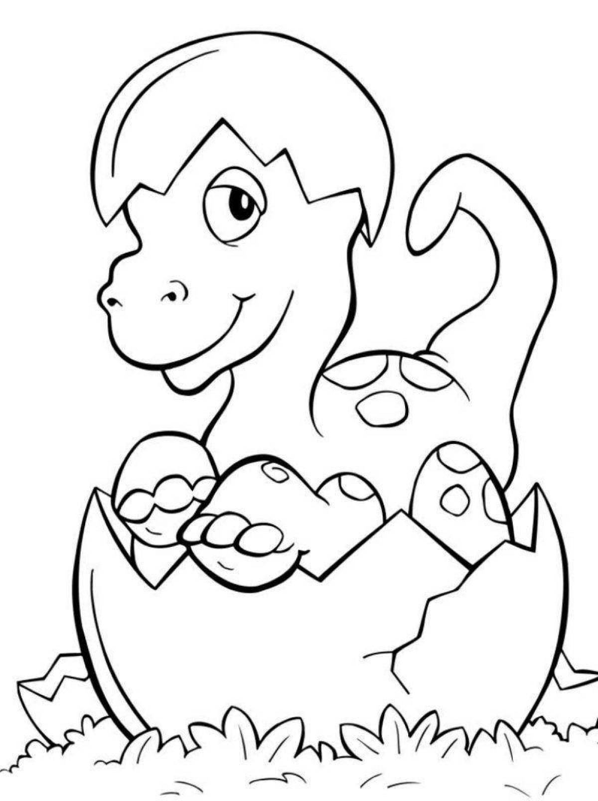 Awesome dinosaur coloring pages for kids