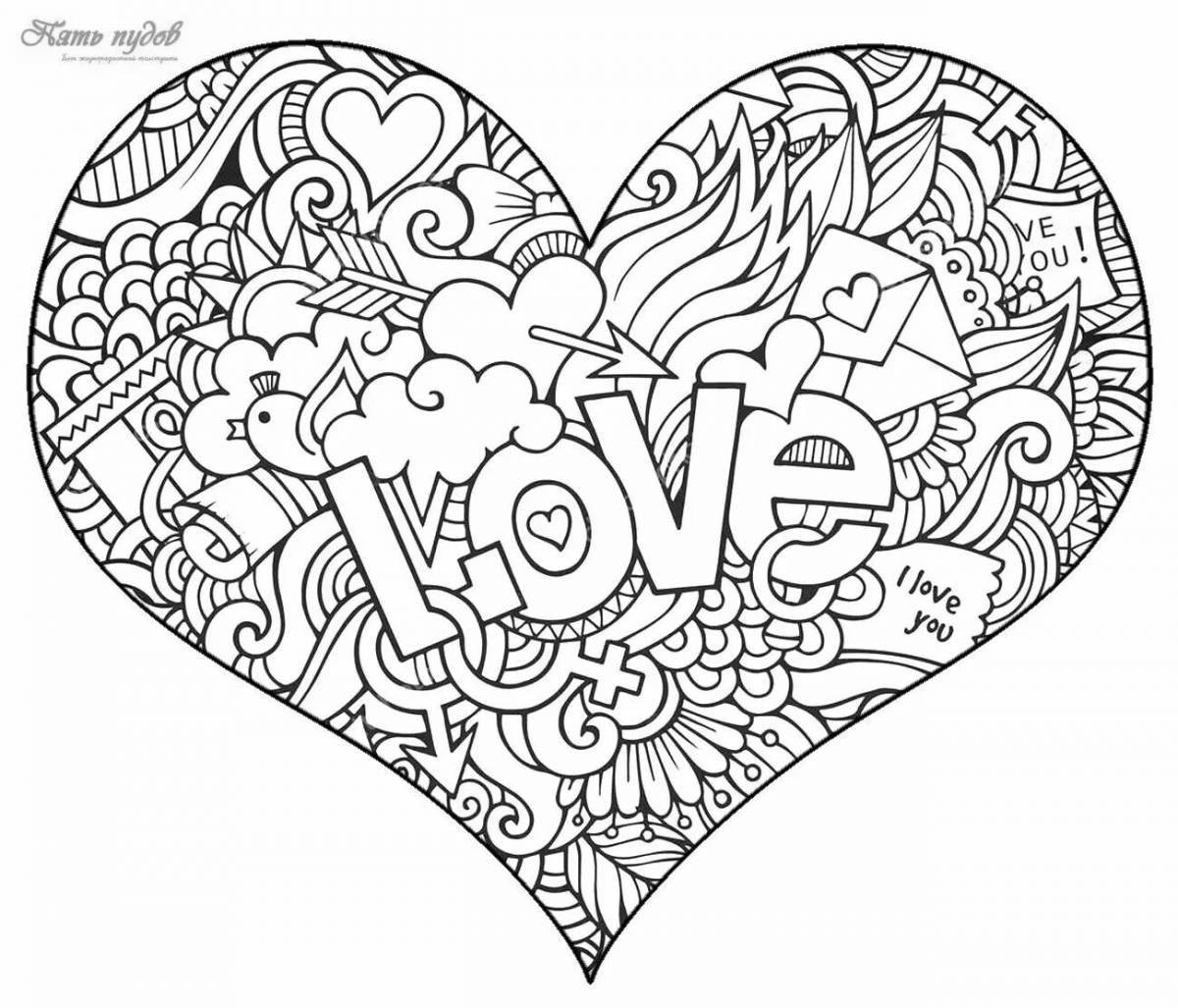 Blissful antistress coloring app
