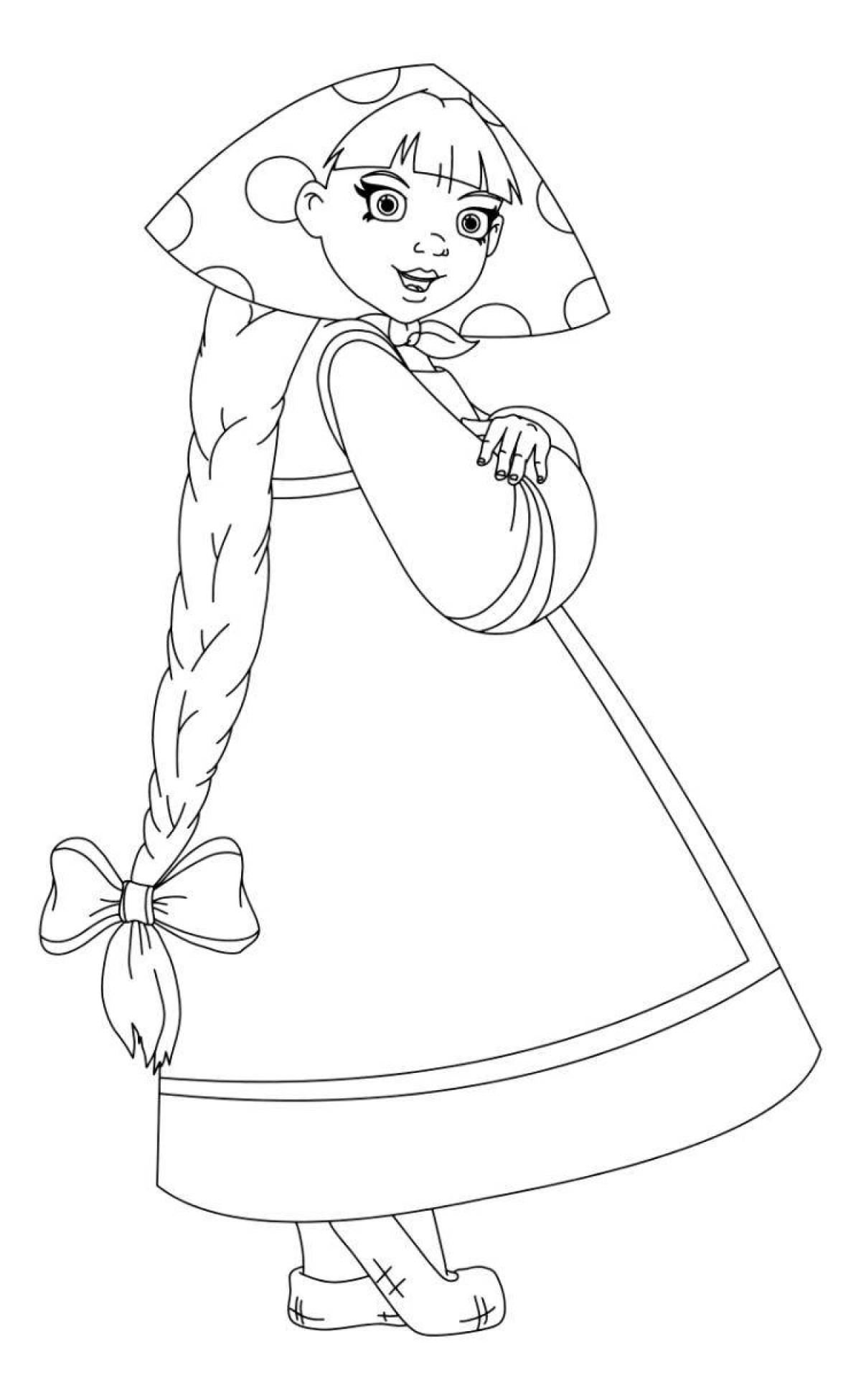 Glorious three heroes nastasya coloring