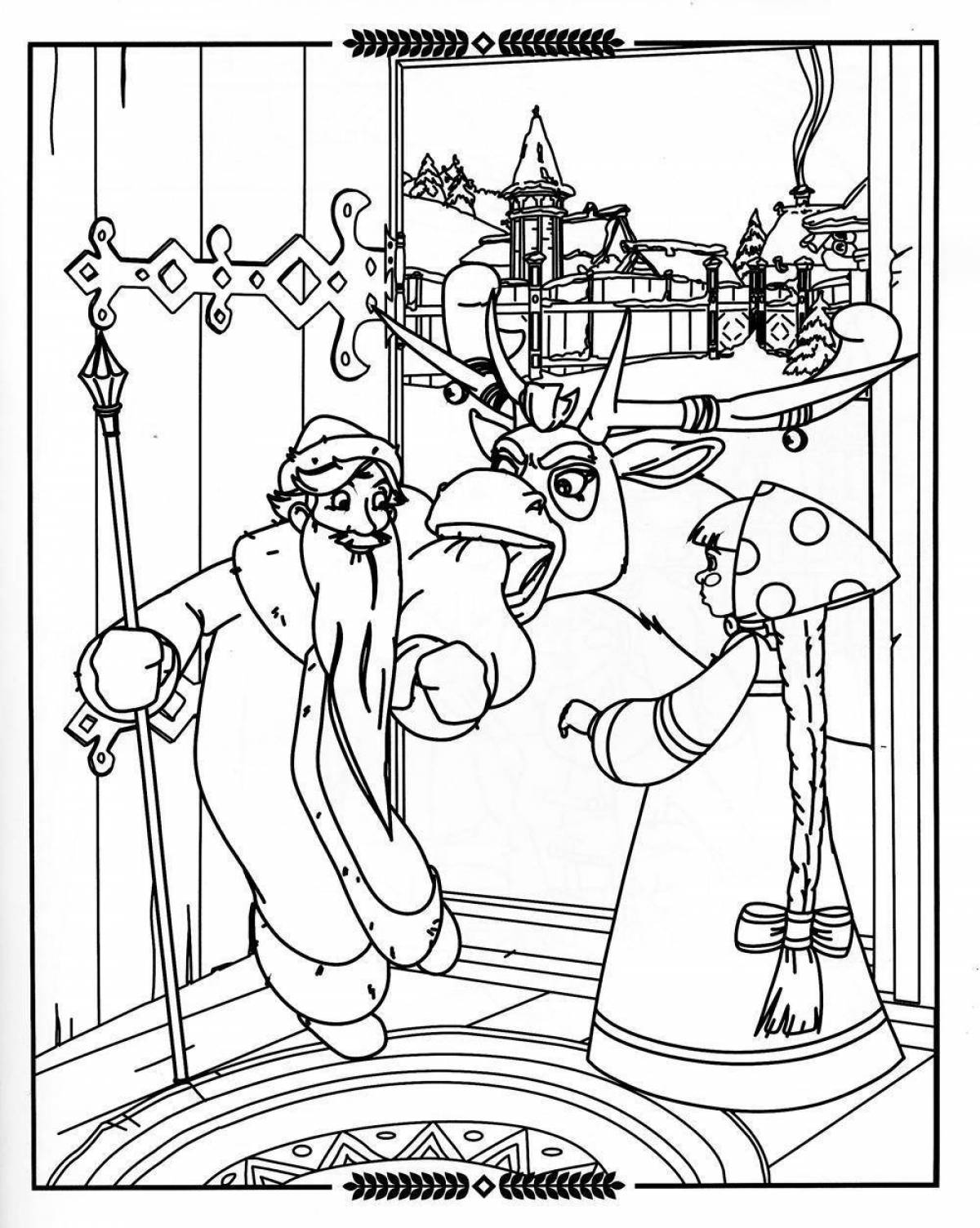 Violent three heroes nastasya coloring