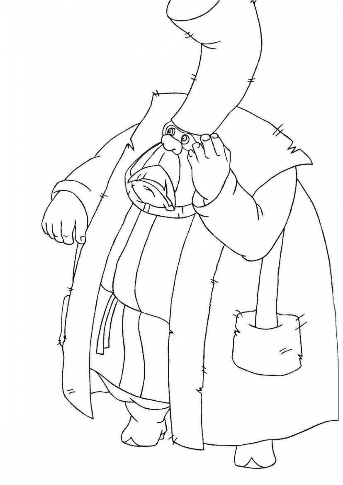 Animated three heroes nastasya coloring