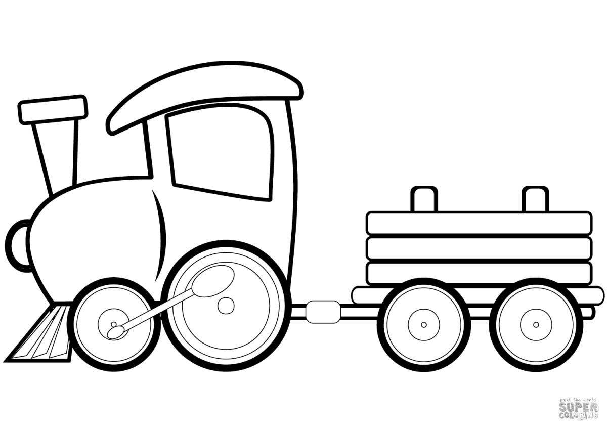 2 year old tractor fun coloring book