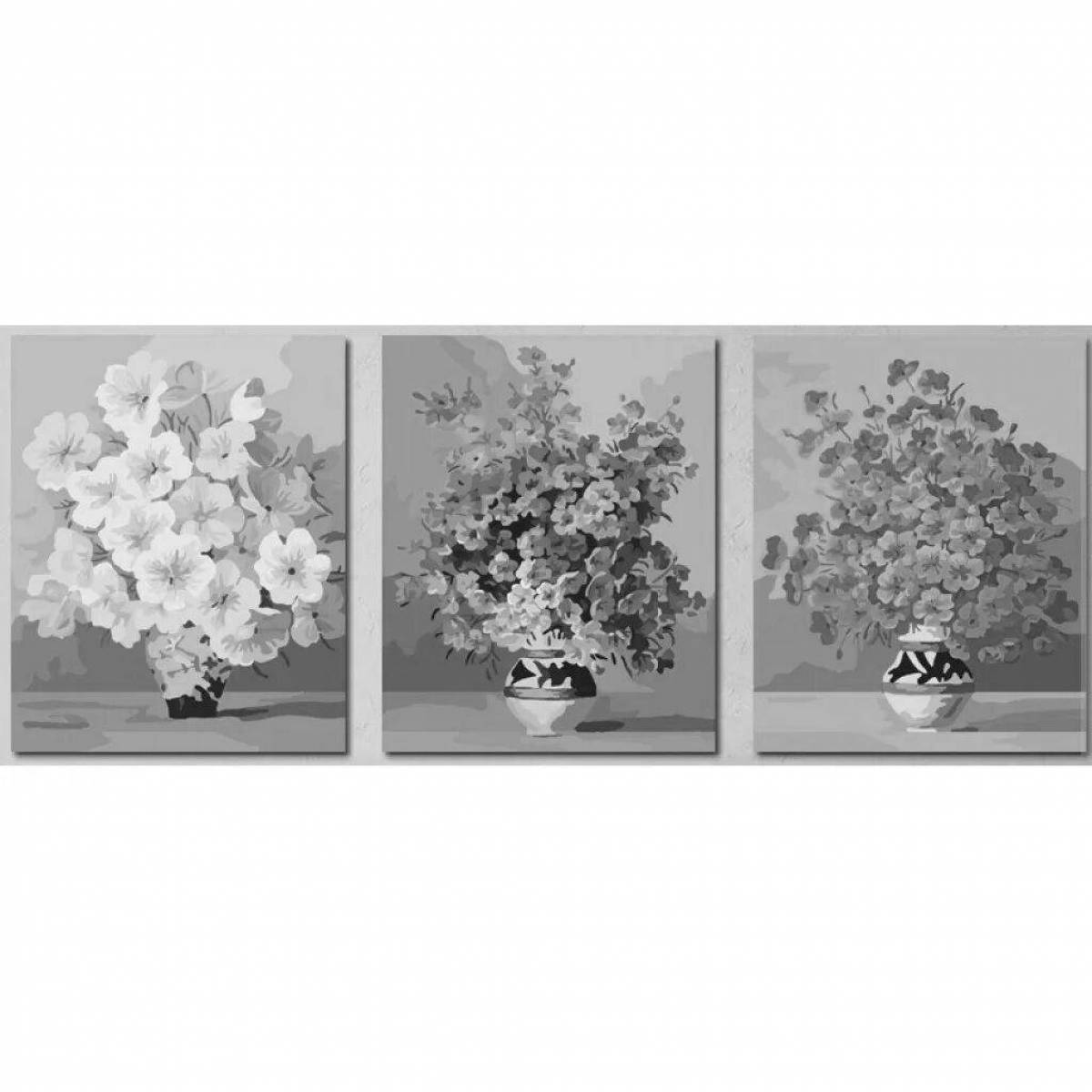 Photo Grand wildberry coloring by numbers