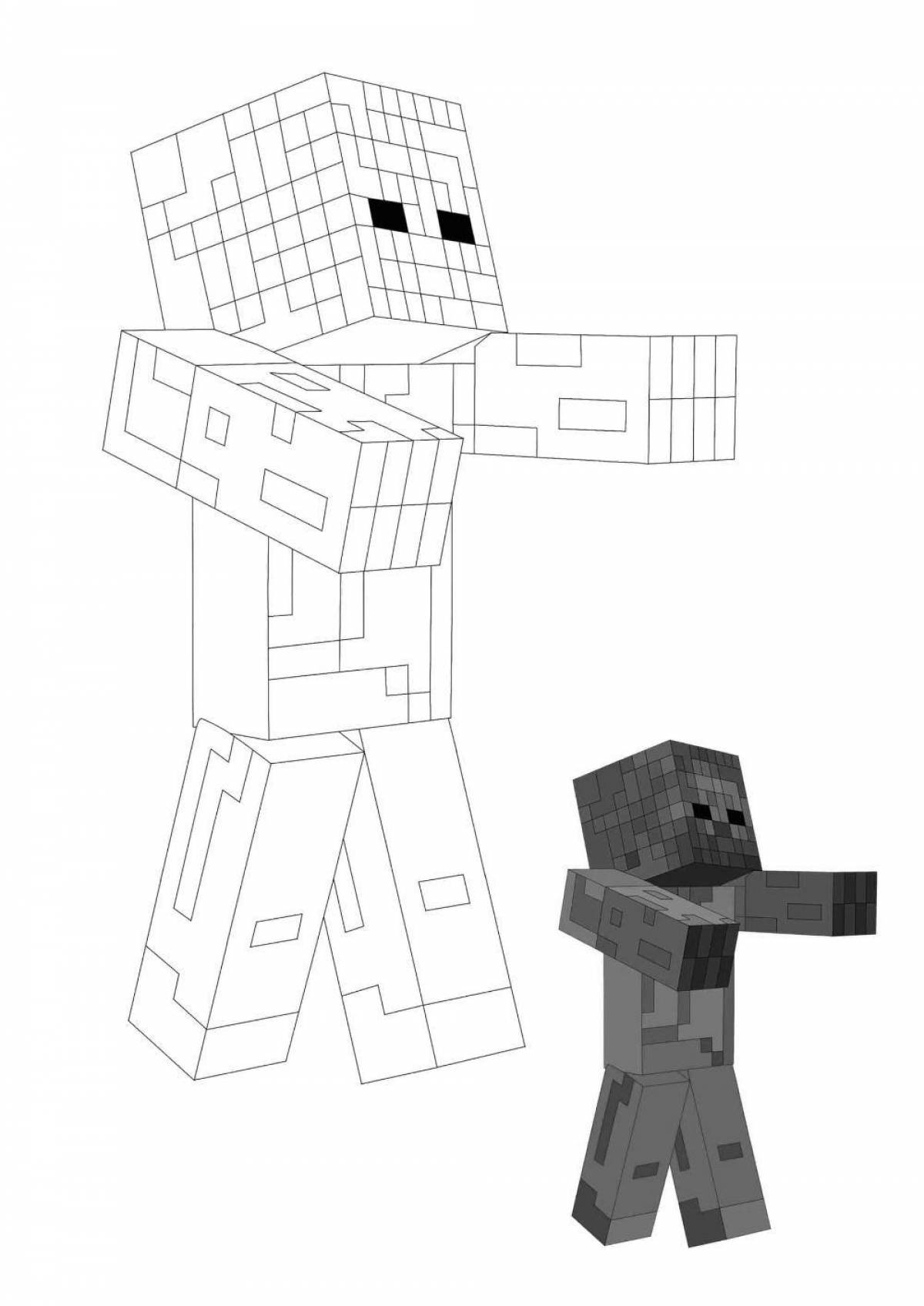 Minecraft Horror Mutant Zombie