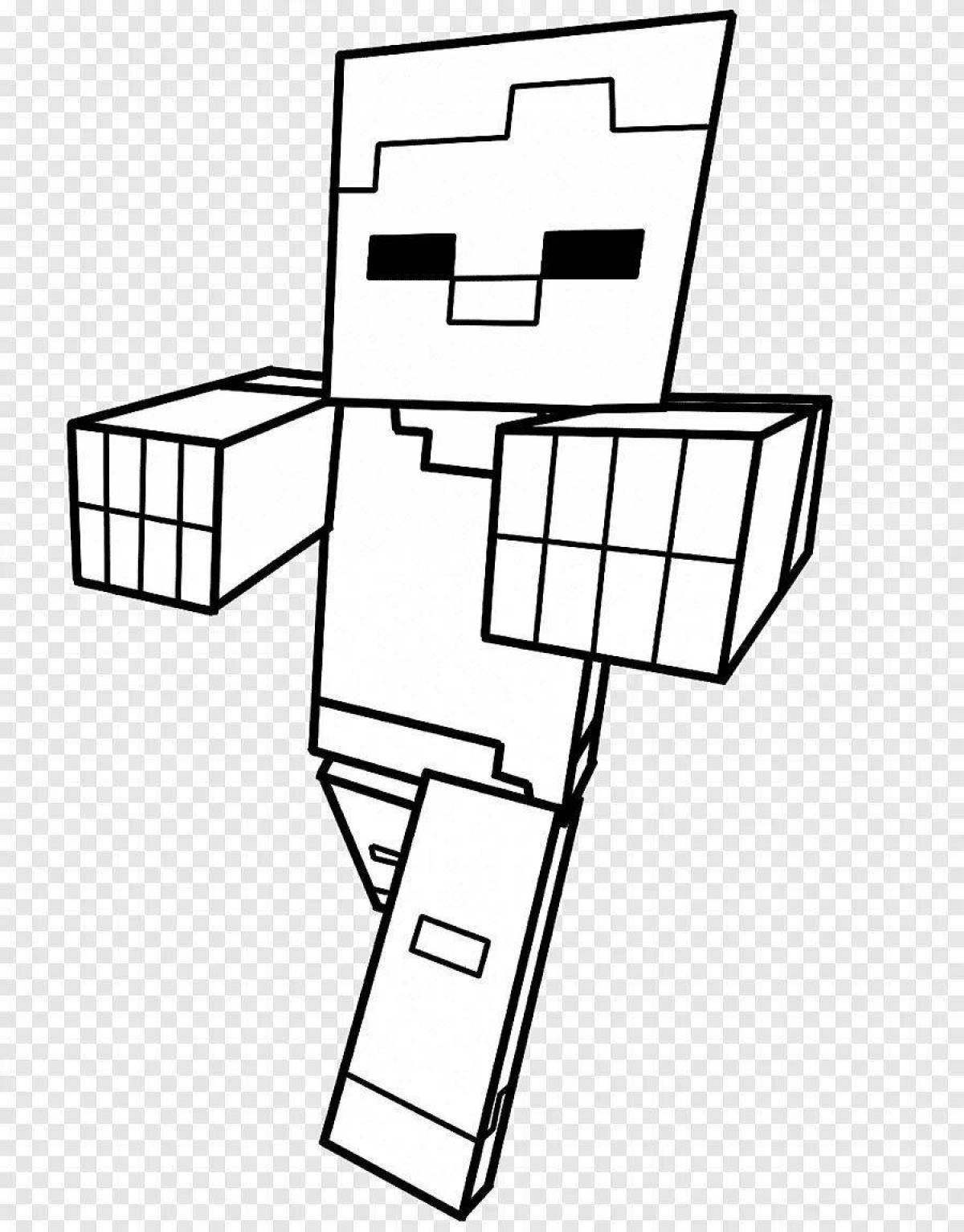 Minecraft spooky zombie mutant