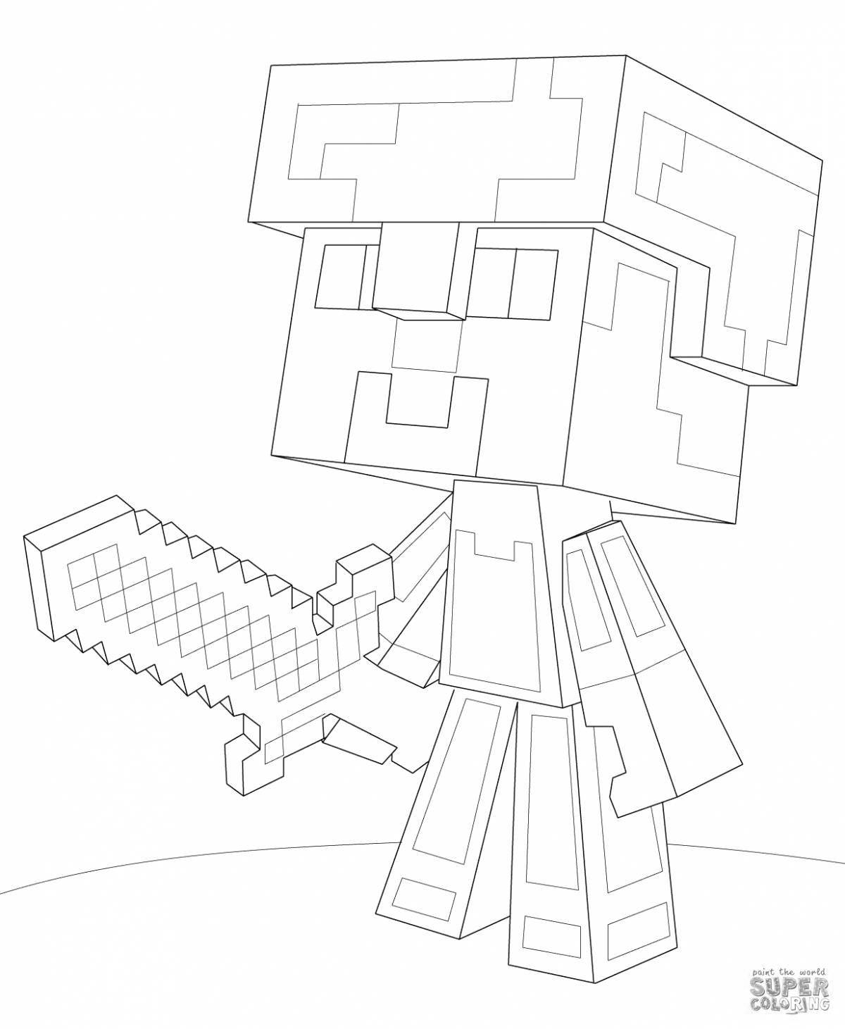 Minecraft Incredible Mutant Zombie