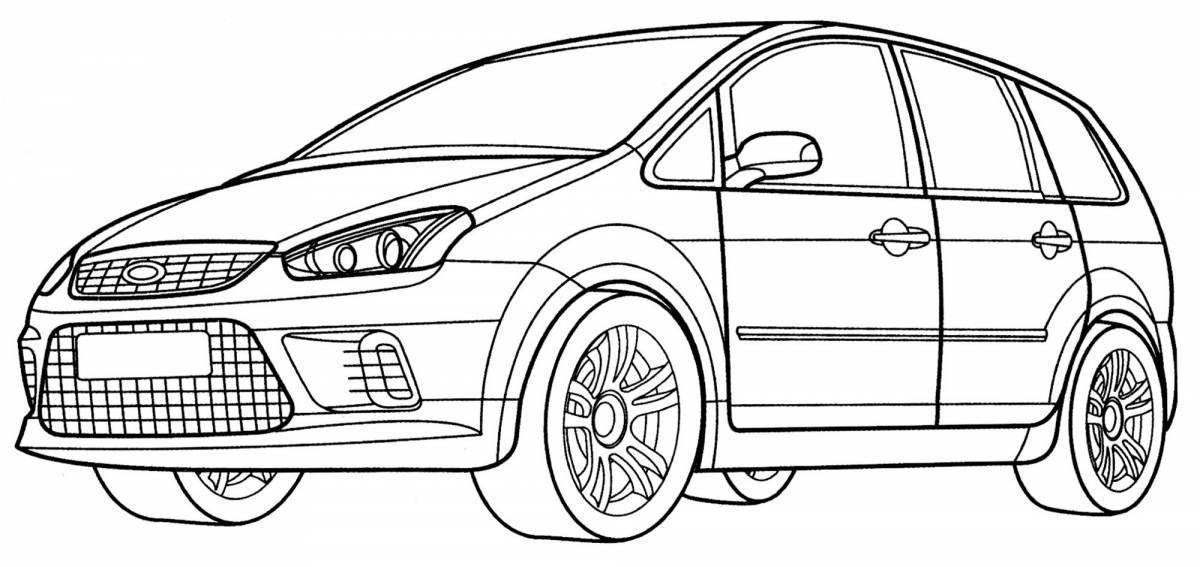 Exciting coloring ford focus 3