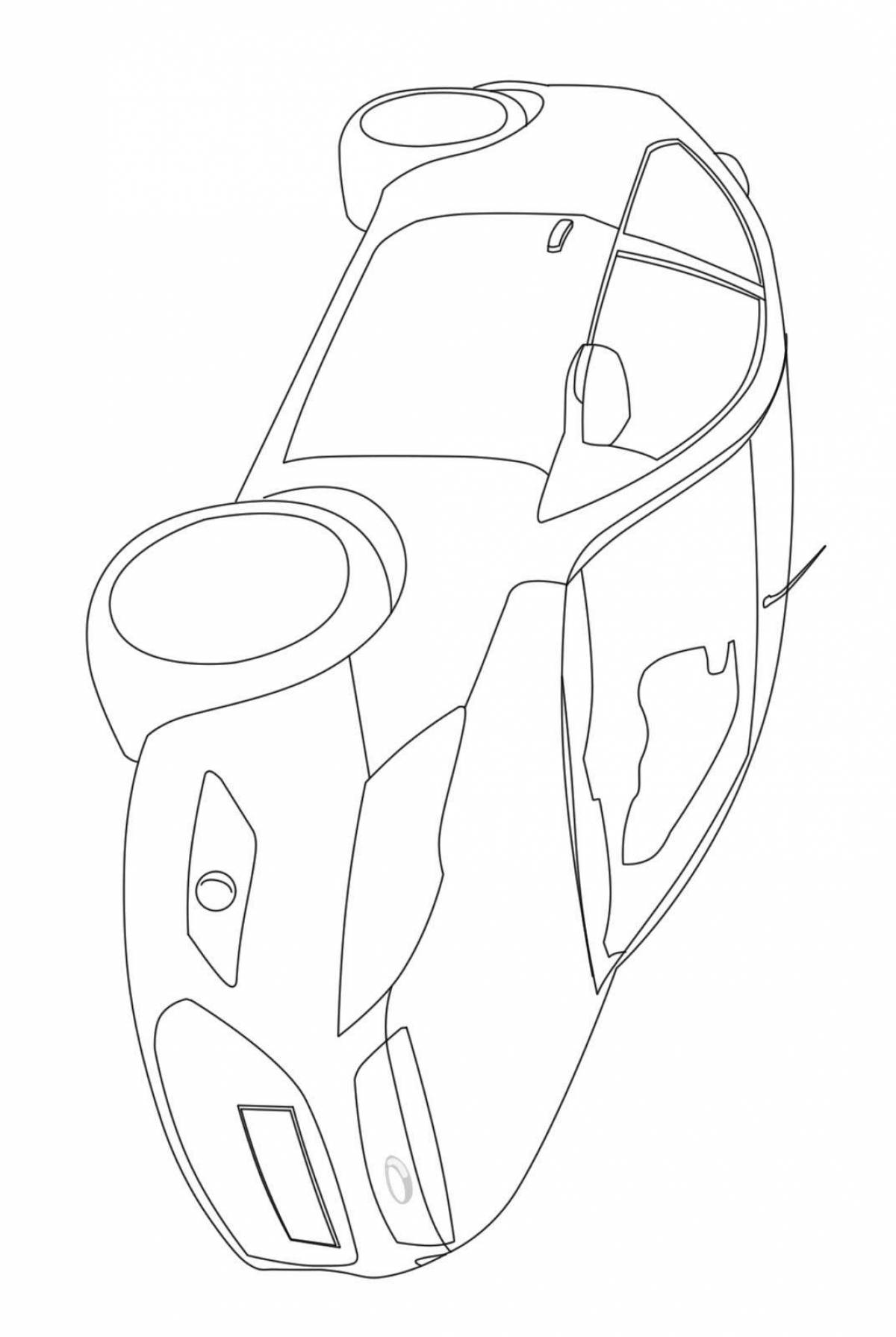 Fantastic ford focus 3 coloring book