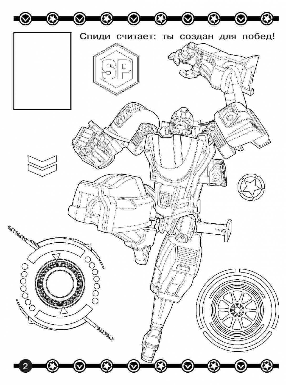 Magma 6 tobot fun coloring book