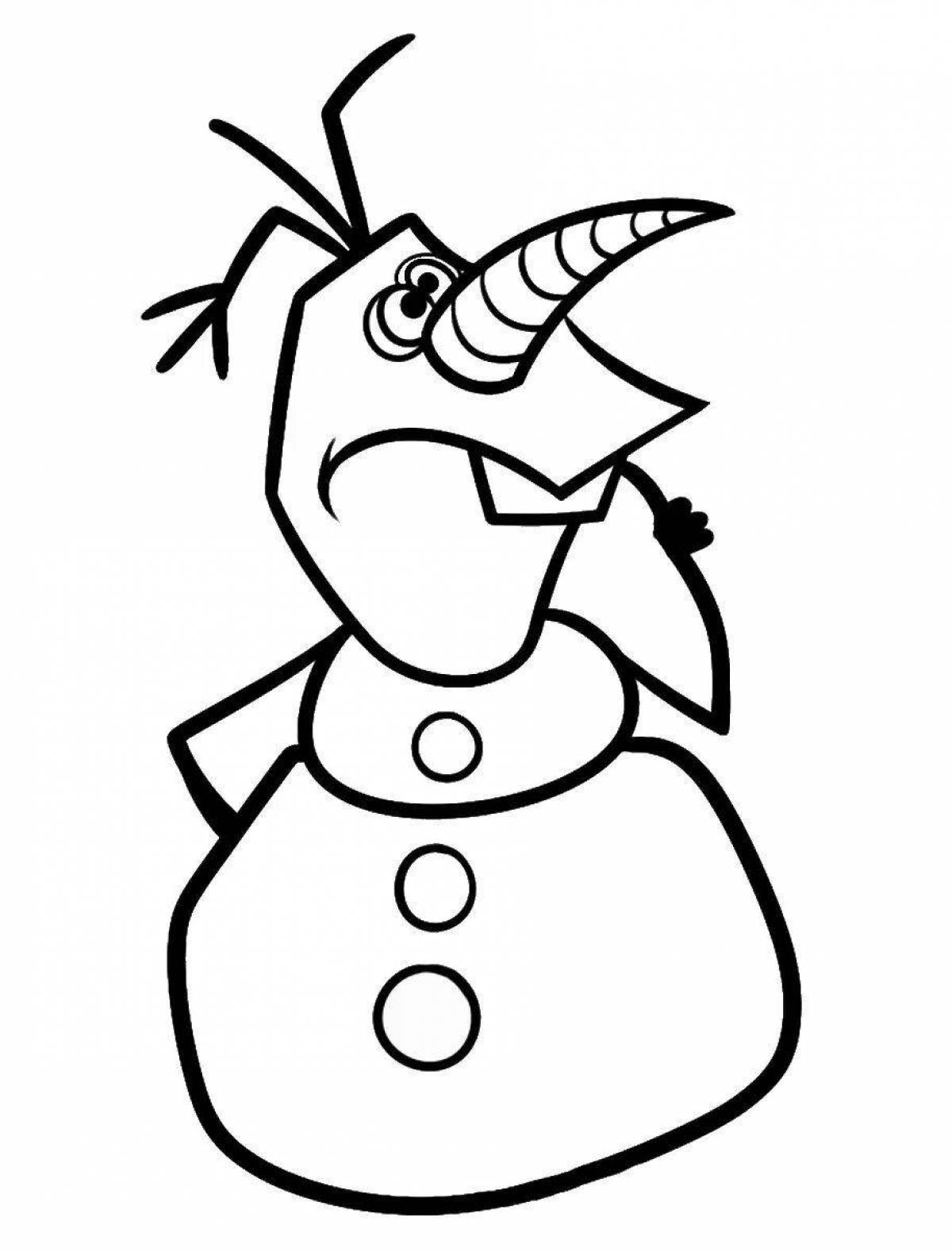 Snowman cold heart #4
