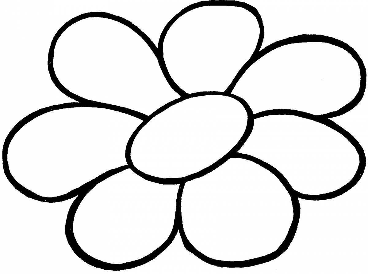 Cute seven-flower coloring book