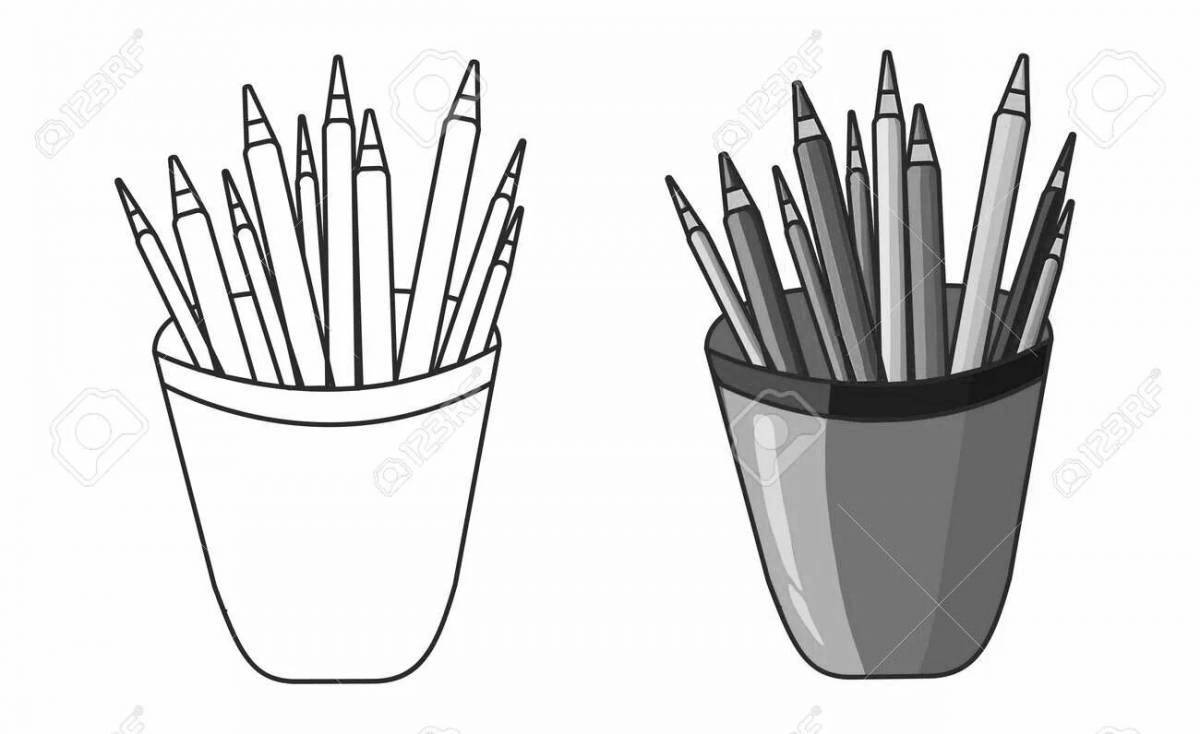 Glass of pencils #2