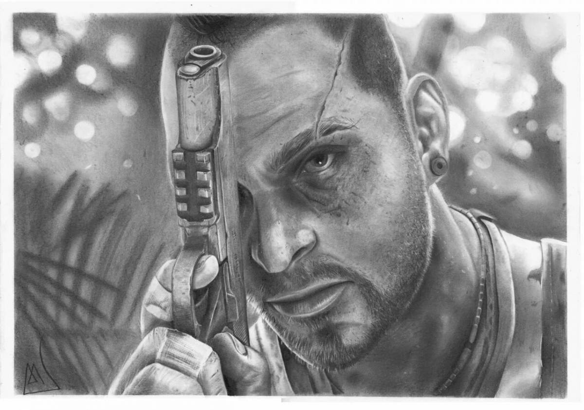 Far cry 3 dazzling coloring book