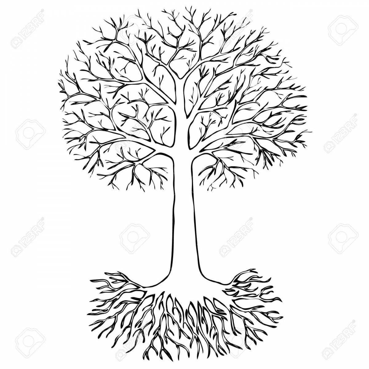 Дерево с корнями #2