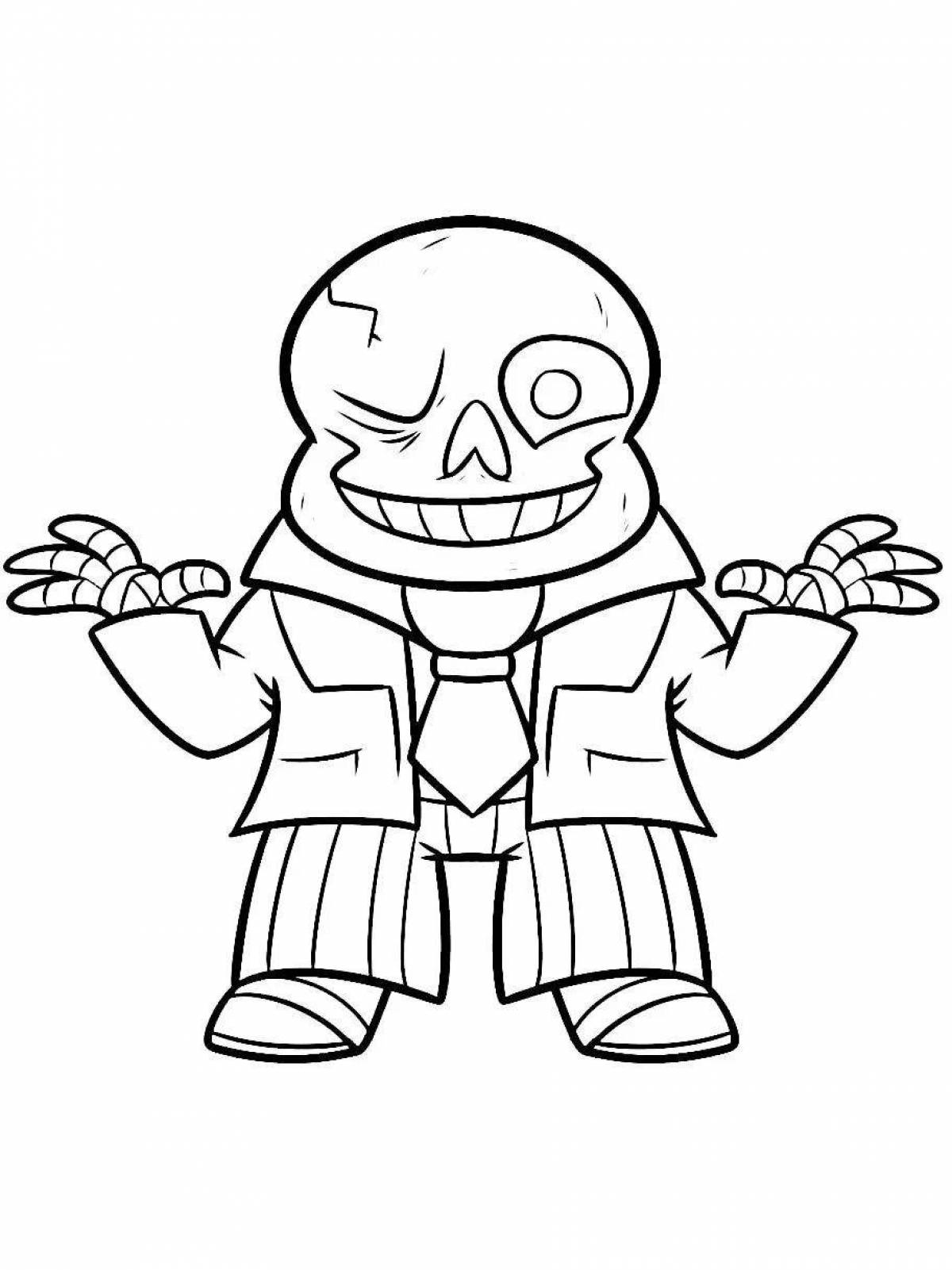 Exciting undertail coloring by numbers