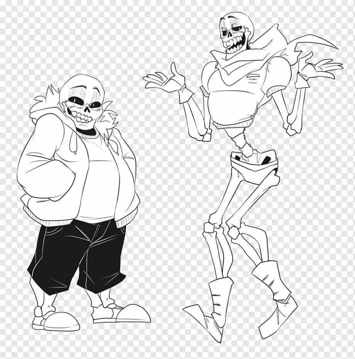 Interesting undertail coloring by numbers