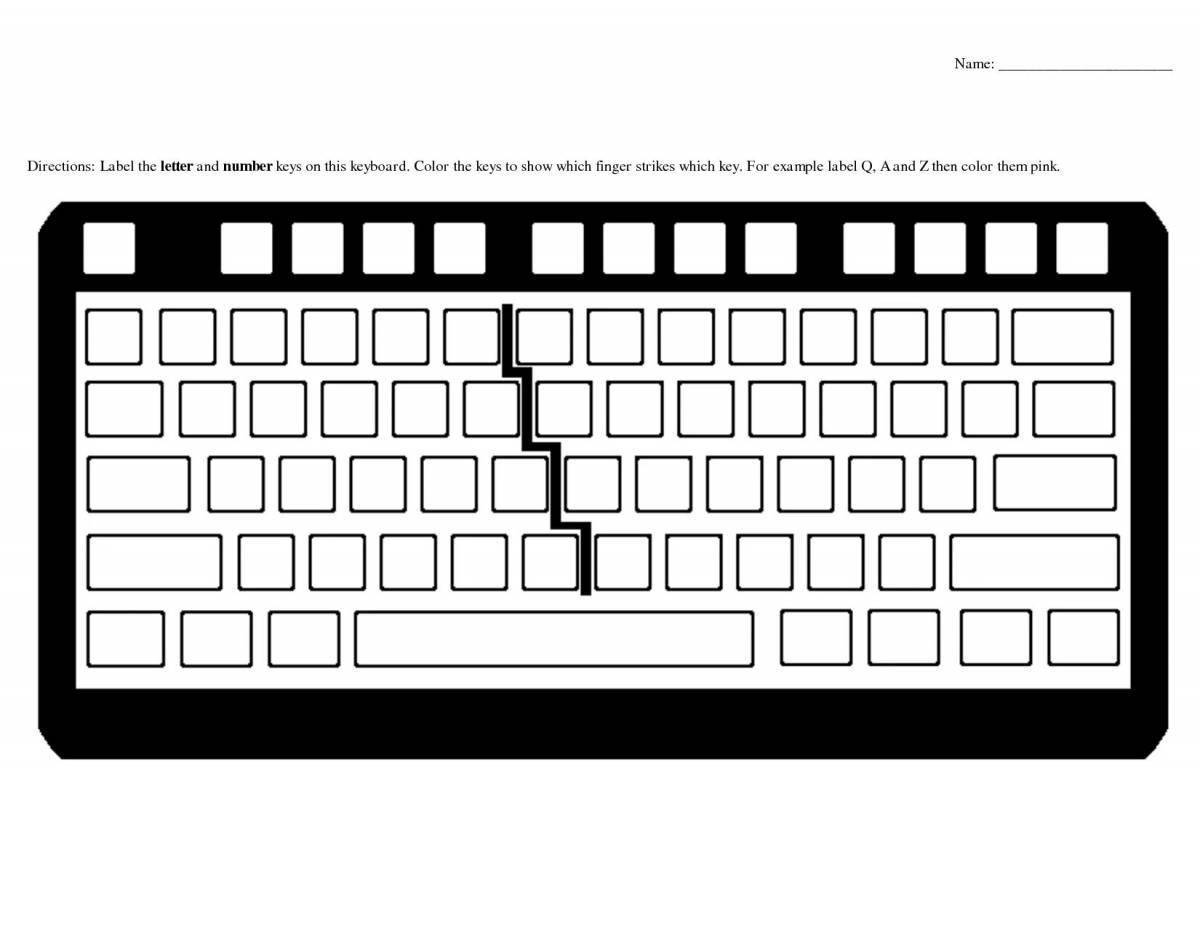 Рисунок клавиатуры. Клавиатура для раскрашивания. Клавиатура компьютера трафарет. Распечатка клавиатуры компьютера. Векторное изображение клавиатуры.