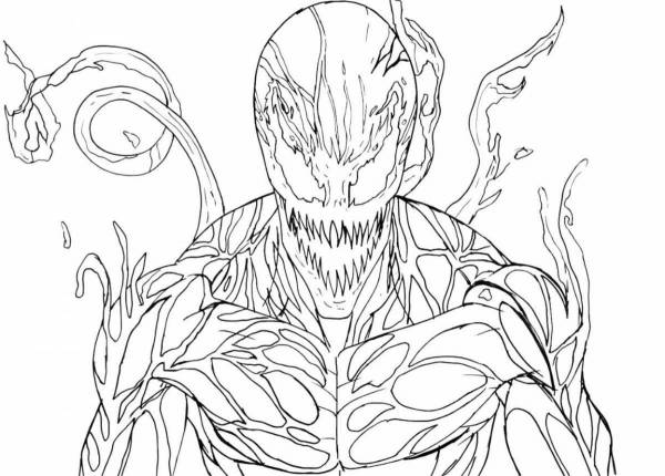 Coloring Pages Symbiote spider man (29 pcs) - download or print for ...
