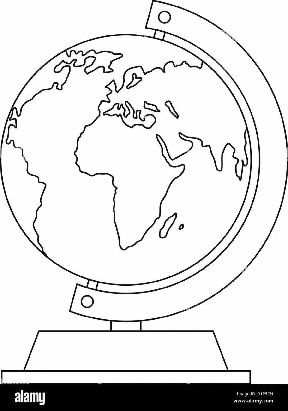 Coloring Globe
