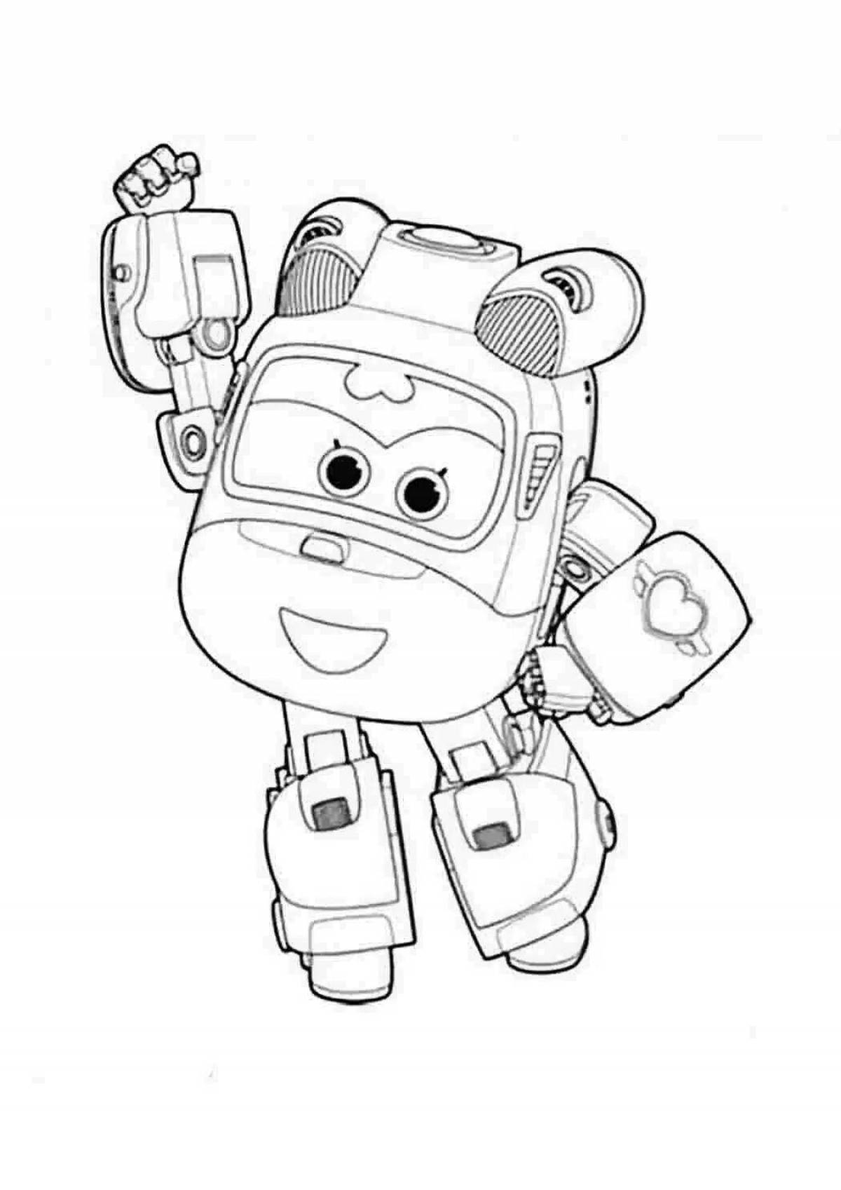Charming coloring super wings astra