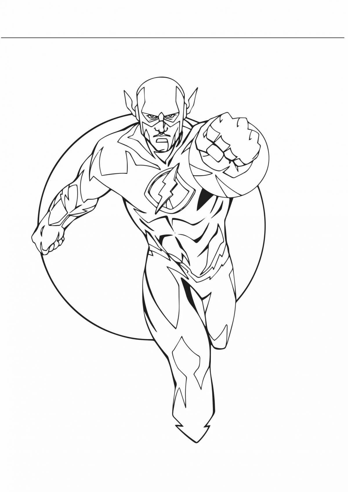 Color-explosive coloring page marvel what if