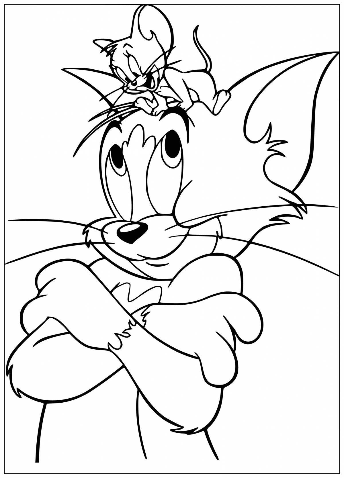 Fun coloring tom and jerry