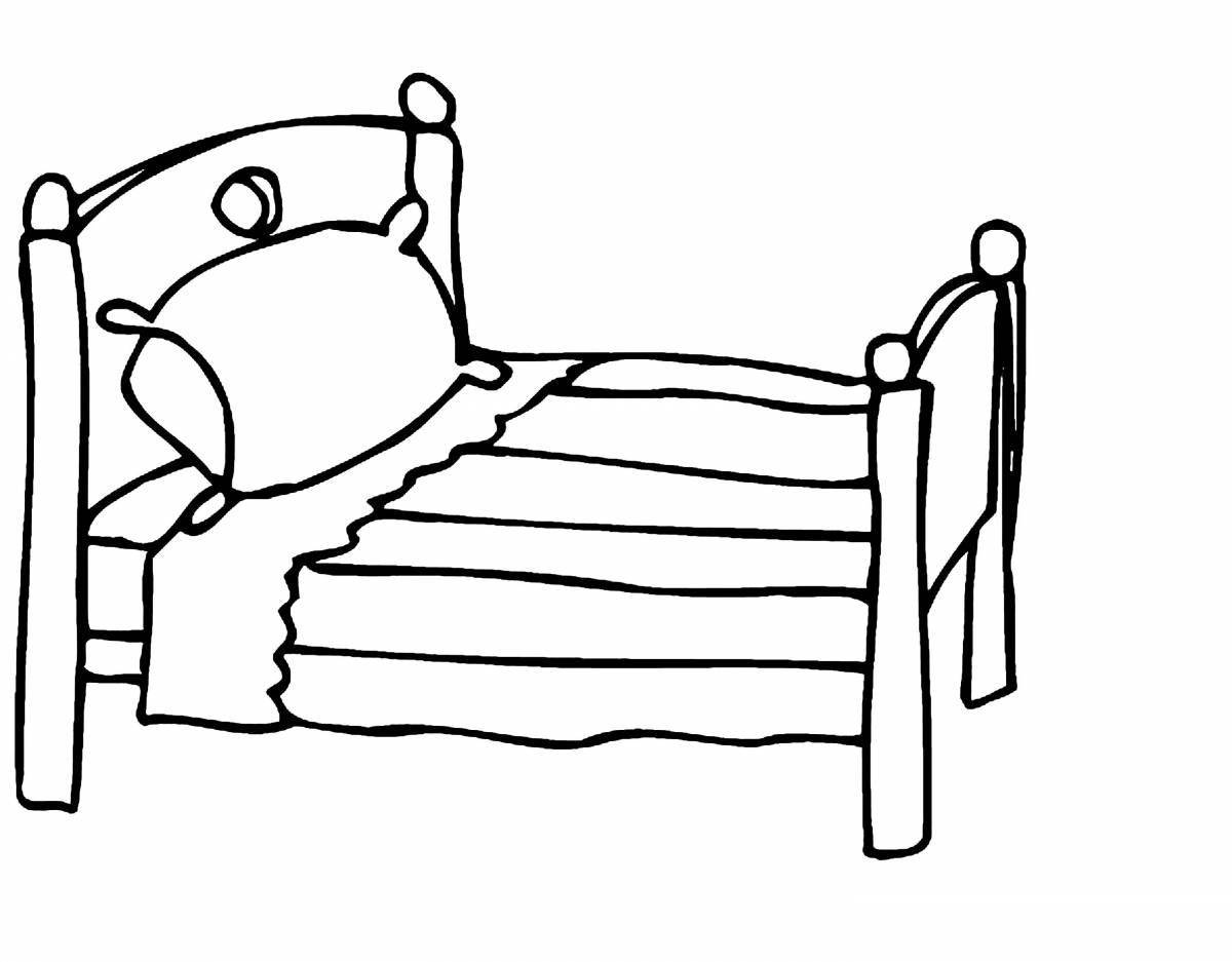 Coloring book great furniture for younger groups