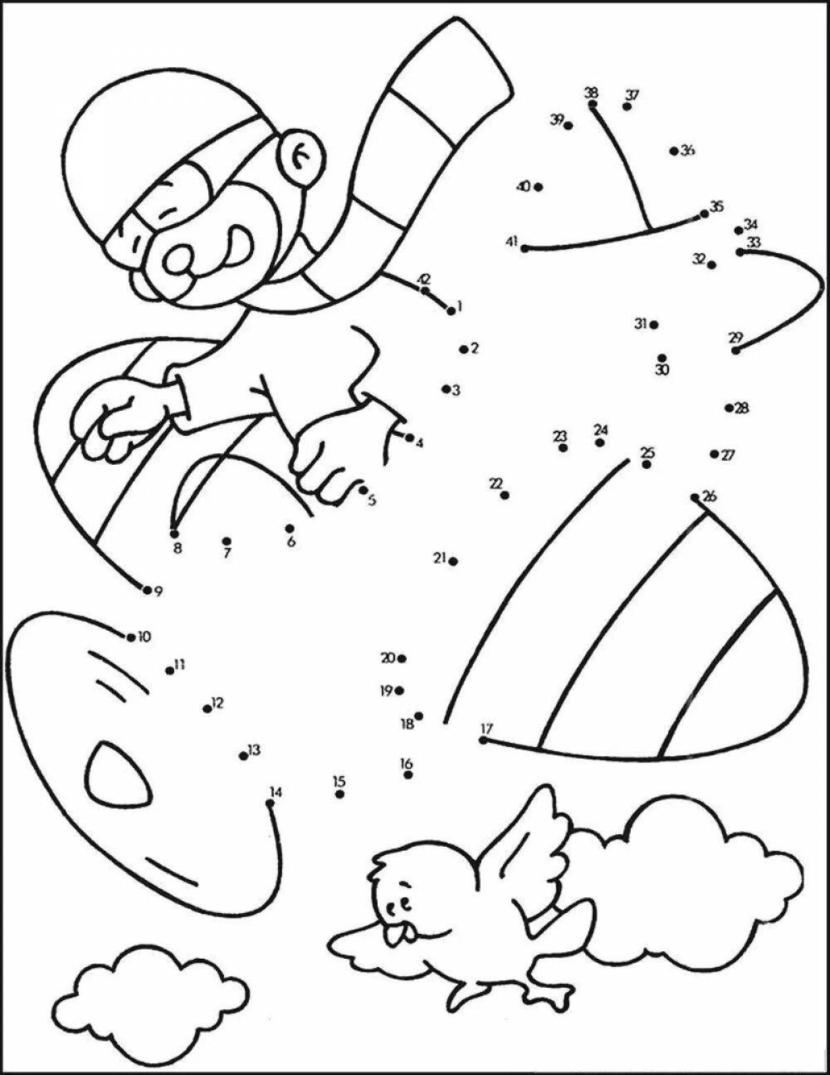 Fun job coloring page