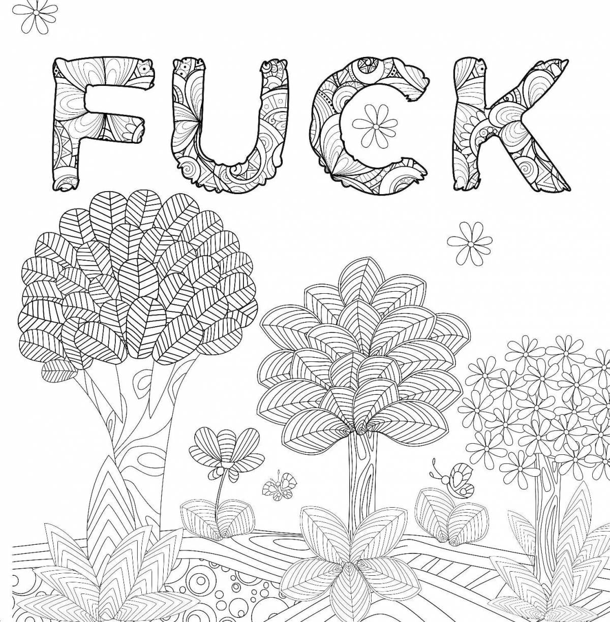 Photo Exciting anti-stress coloring rugs