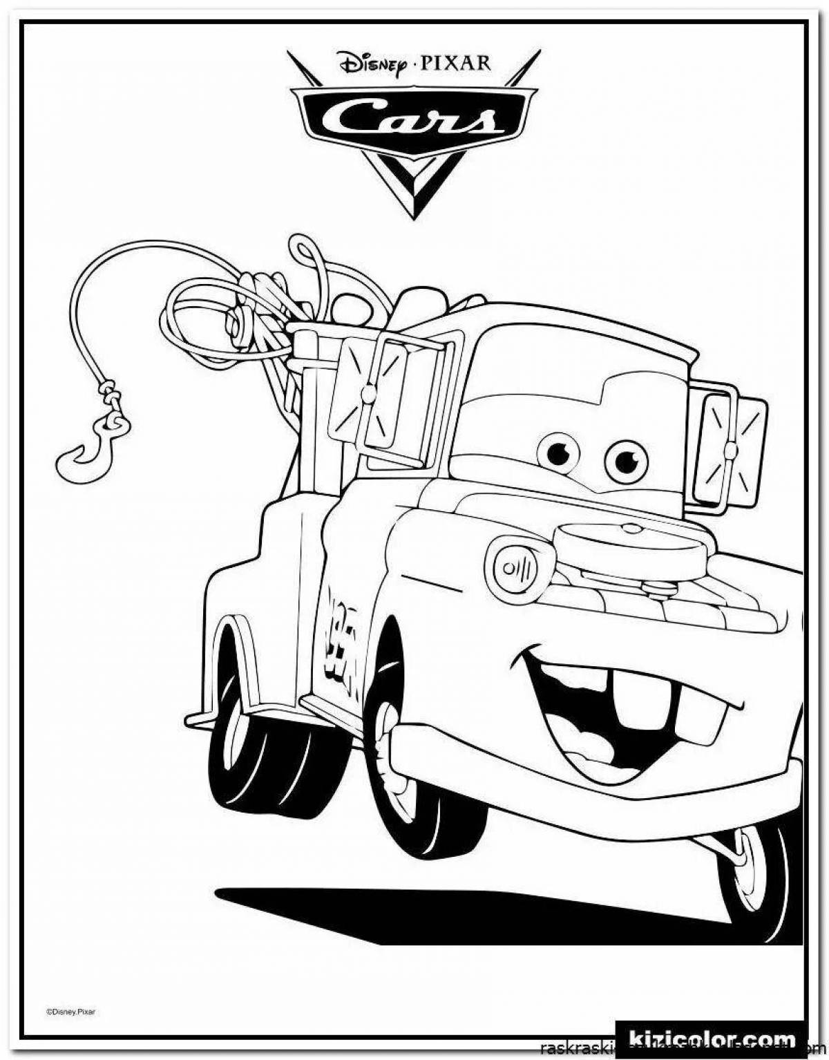 Lightning mcqueen's magical coloring book