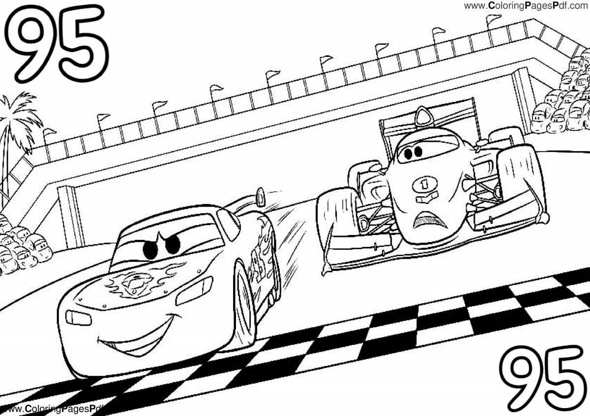 Lightning mcqueen's awesome coloring book