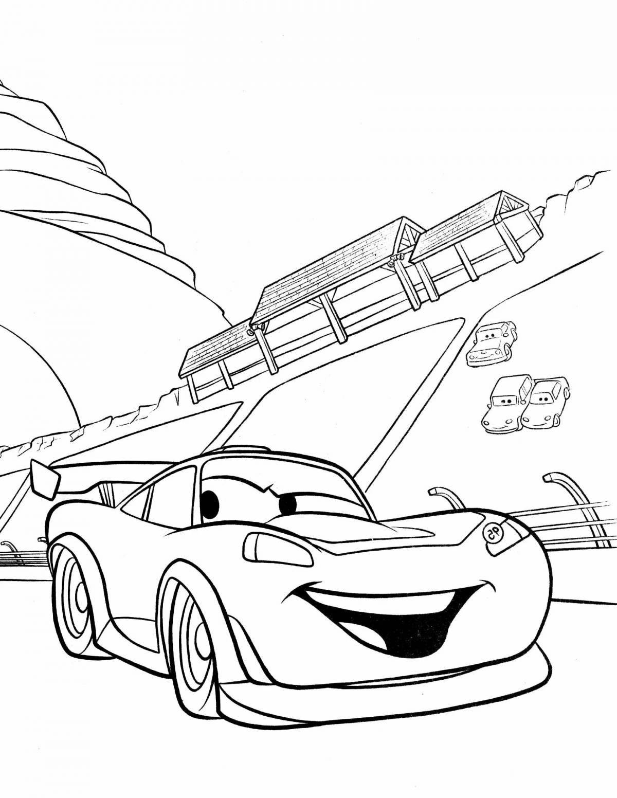 Lightning mcqueen's awesome coloring book