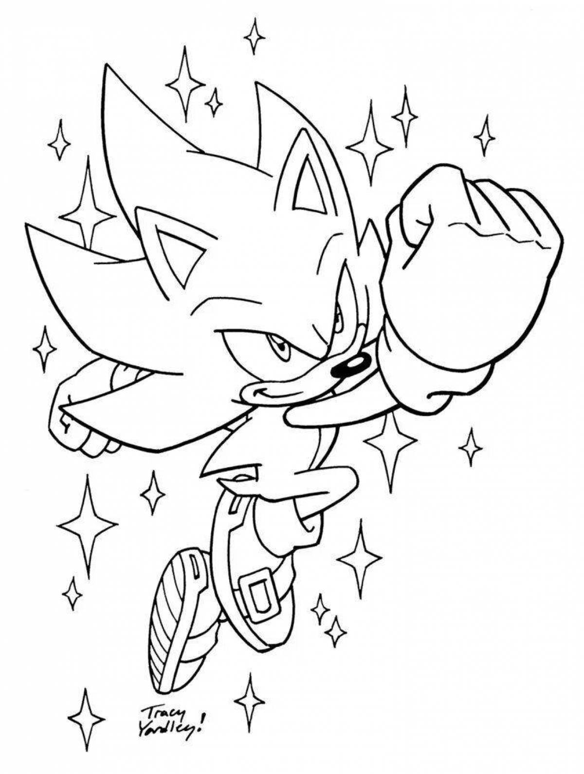 Sonic with crystals #4