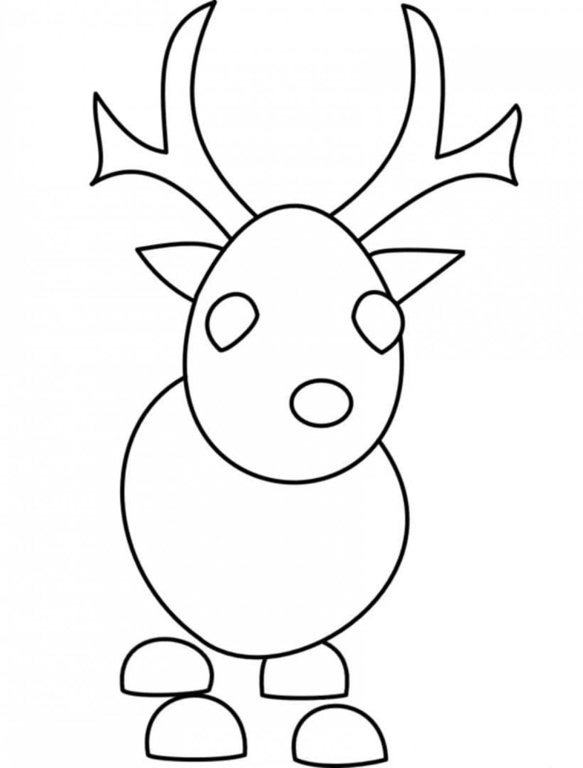 Sparkling egg adopt me egg coloring page
